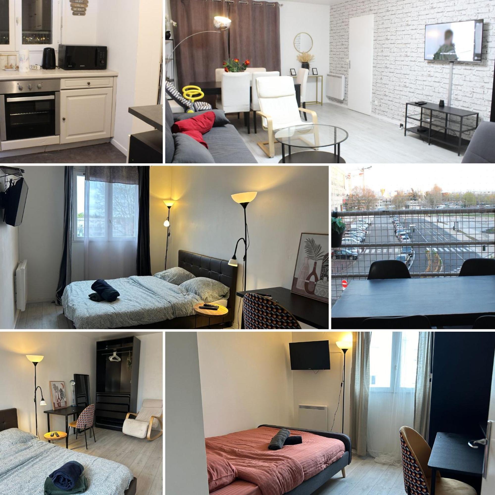Appartement - Proche Rer - 2 Chambres & 4 Lits Double - Paris Orly Courcouronnes Zewnętrze zdjęcie