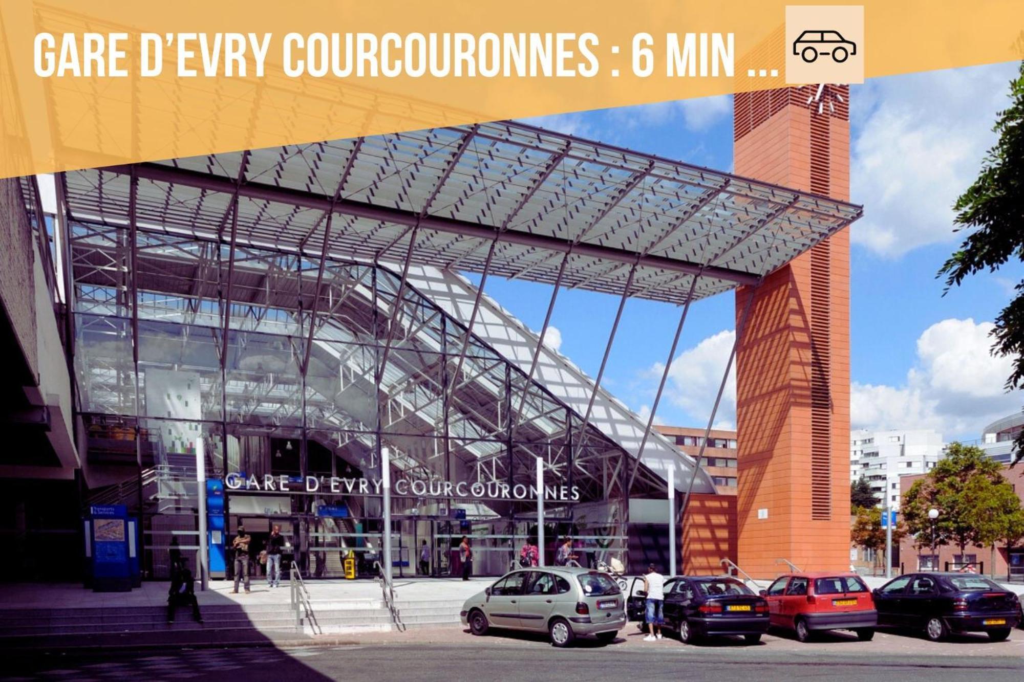 Appartement - Proche Rer - 2 Chambres & 4 Lits Double - Paris Orly Courcouronnes Zewnętrze zdjęcie